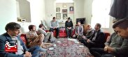 دیدار مسئولان فراهان با خانواده شهیدان «تلخابی»