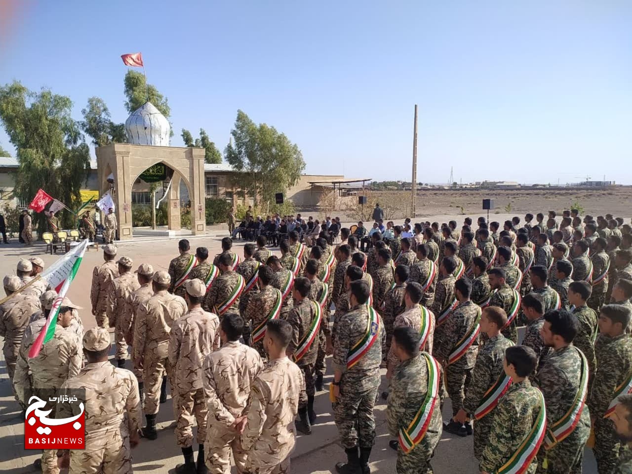 یادواره شهید گمنام عملیات کربلا ۵ پادگان ۱۹ دی استان قم برگزار شد