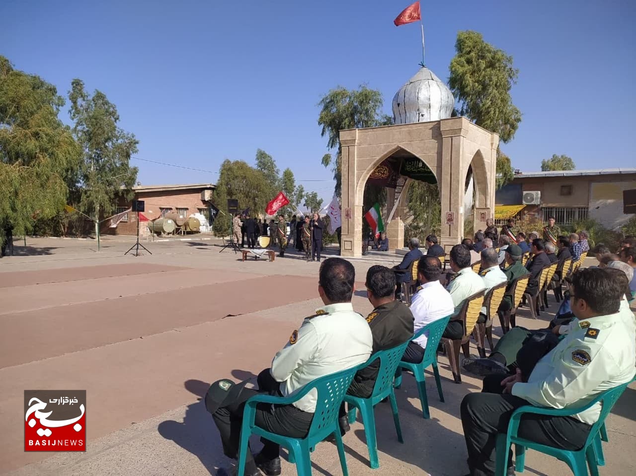 یادواره شهید گمنام عملیات کربلا ۵ پادگان ۱۹ دی استان قم برگزار شد