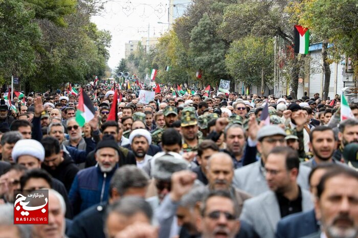 مردم استان اردبیل در محکومیت جنایات رژیم صهیونیستی راهپیمایی کردند