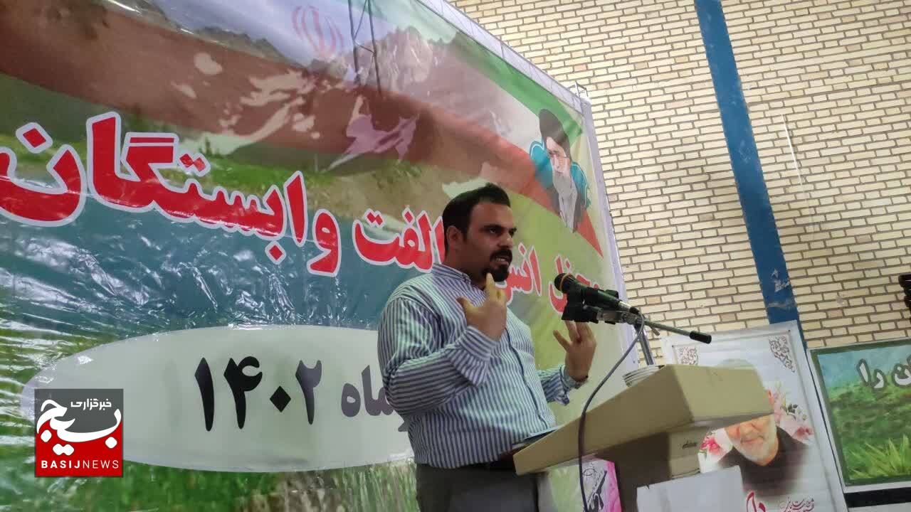 برگزاری همایش انس و الفت وابستگان سپاه فتح شهرستان های گچساران و باشت + (تصاویر)