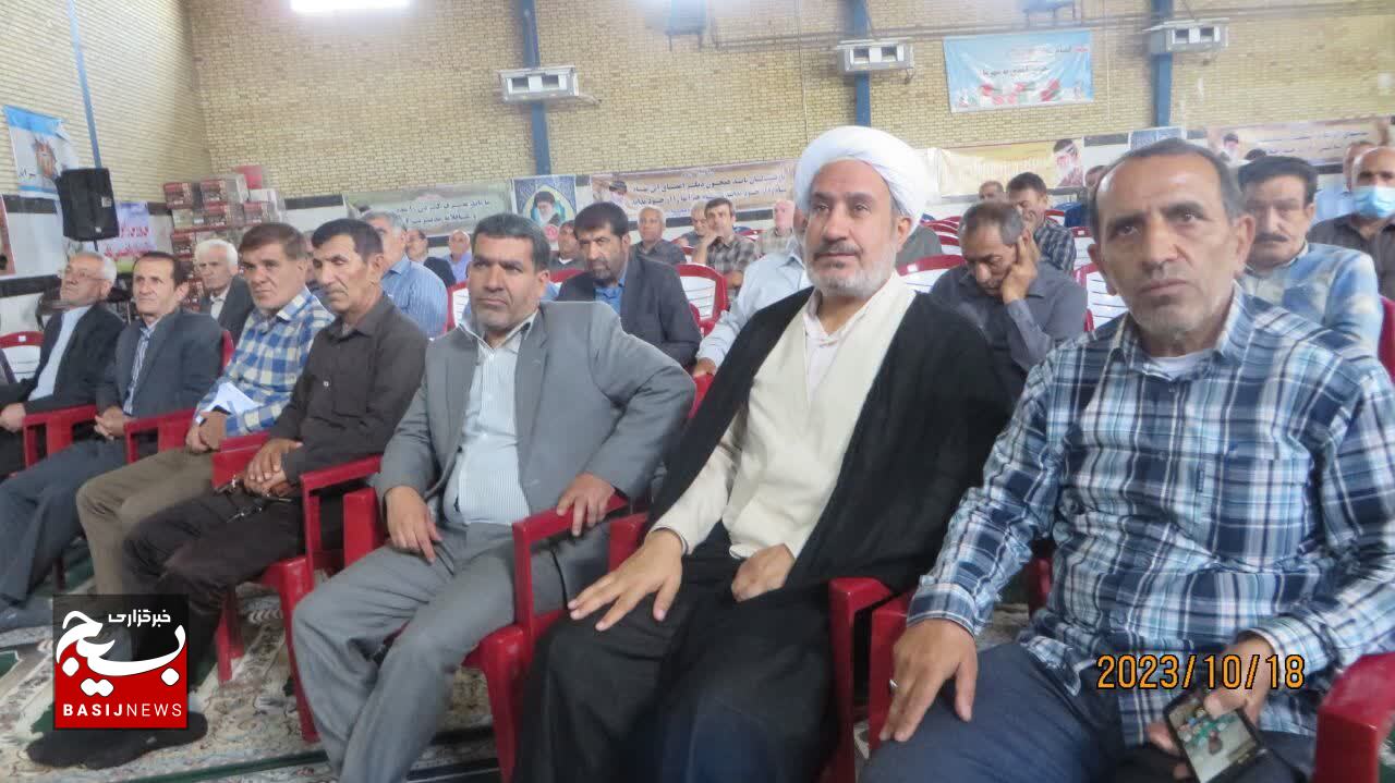 برگزاری همایش انس و الفت وابستگان سپاه فتح شهرستان های گچساران و باشت + (تصاویر)