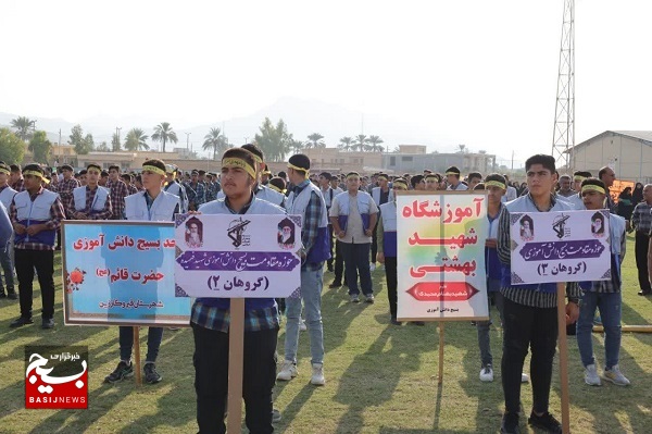 جتماع باشکوه جوانان نقش آفرین گام دوم انقلاب اسلامی در قیروکارزین برگزار شد +عکس
