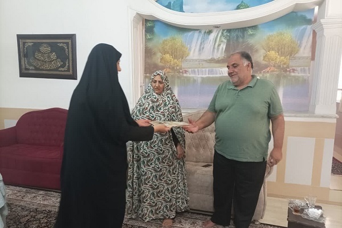 دیدار از خانواده رزمنده غلامرضا میرشکار انجام شد