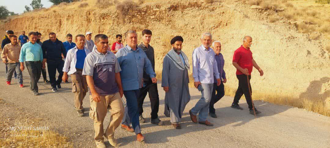 همایش کوه پیمایی به مناسبت هفته دفاع مقدس در بهمئی