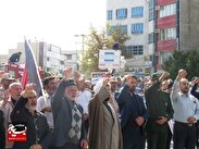 خروش مردم انقلابی درگز در محکومیت جنایات فجیع اسرائیل+عکس