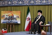 پیشبینی رهبر انقلاب درباره پیروزی نهایی مردم فلسطین + فیلم