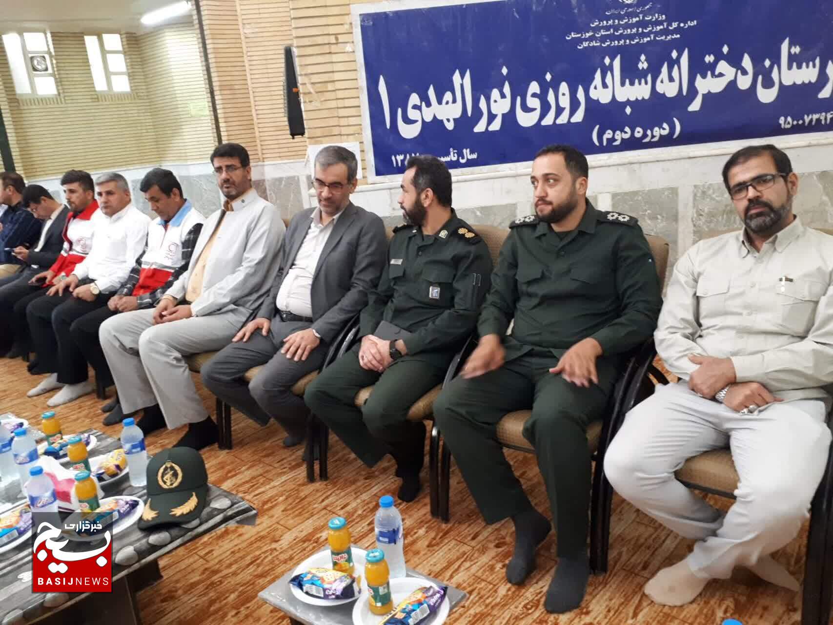 مانور پدافند غیر عامل در مدارس دخترانه شادگان