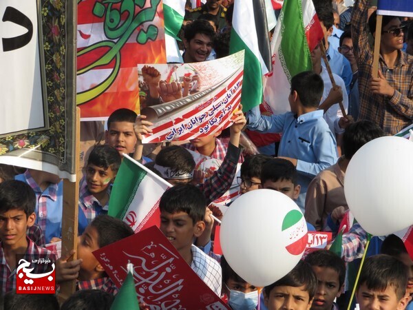 راهپیمایی پر شور  13 آبان در دلوار برگزار شد