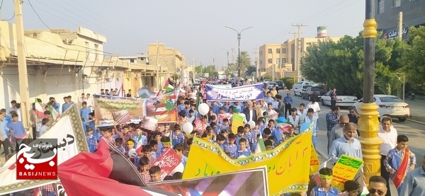 راهپیمایی پر شور  13 آبان در دلوار برگزار شد