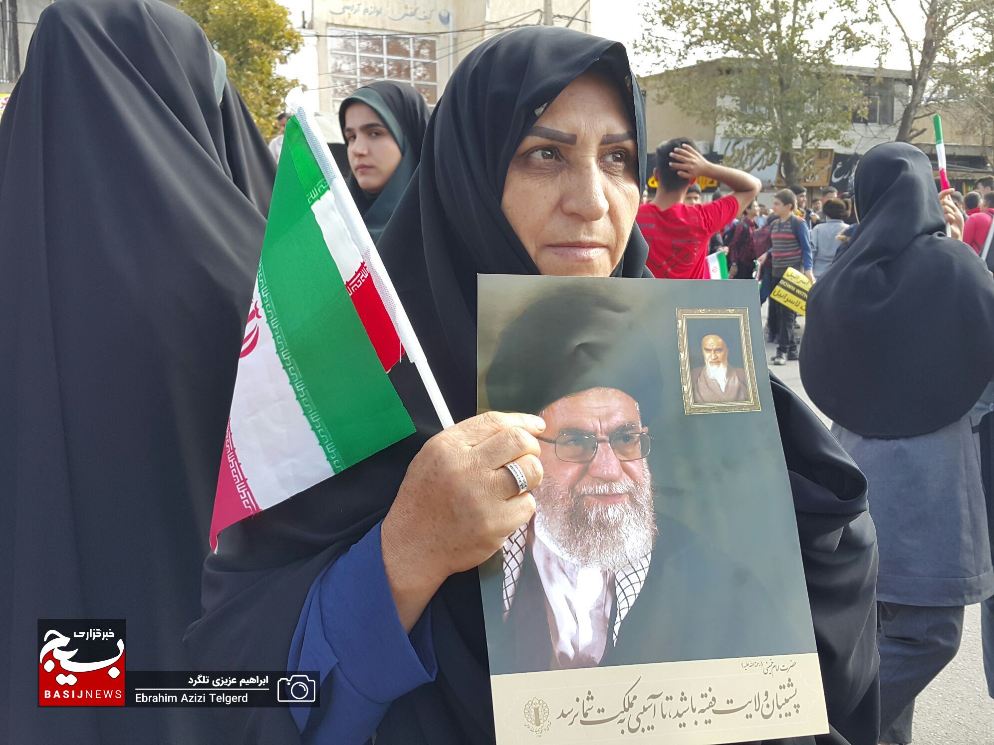 تصاویری باشکوه از راهپیمایی ۱۳ آبان‌ در یاسوج