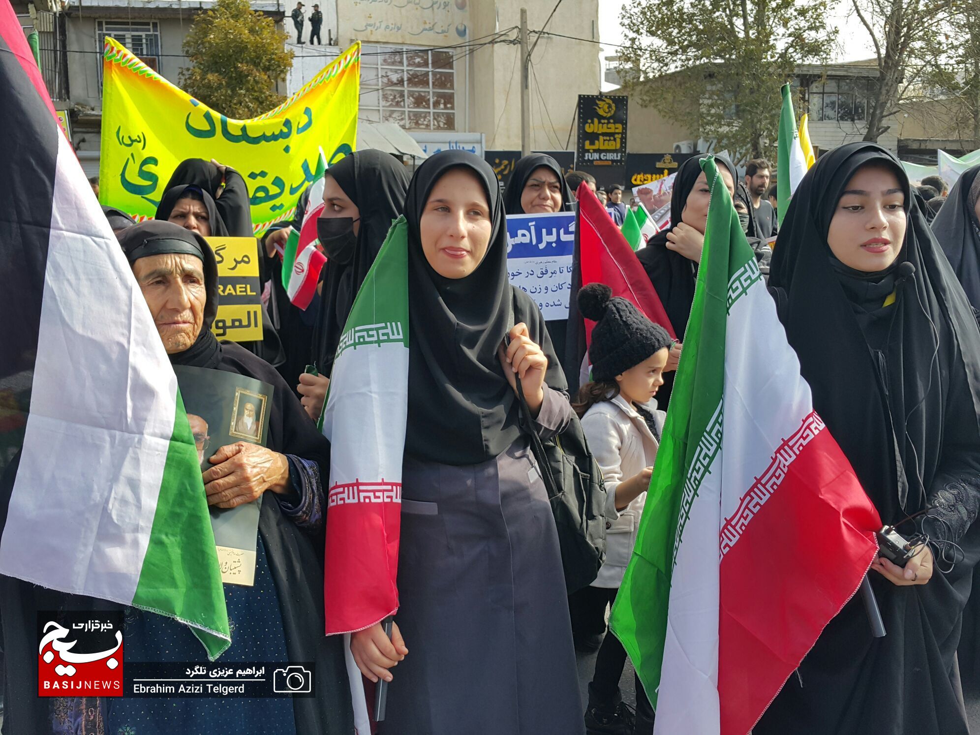 تصاویری باشکوه از راهپیمایی ۱۳ آبان‌ در یاسوج