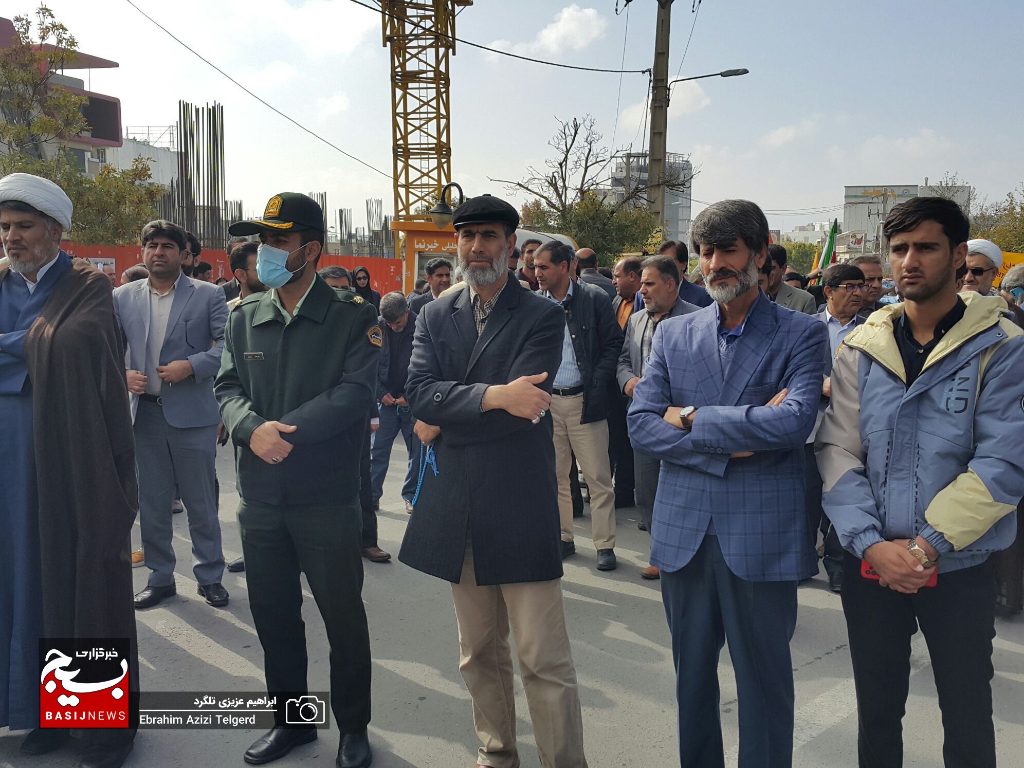 تصاویری باشکوه از راهپیمایی ۱۳ آبان‌ در یاسوج