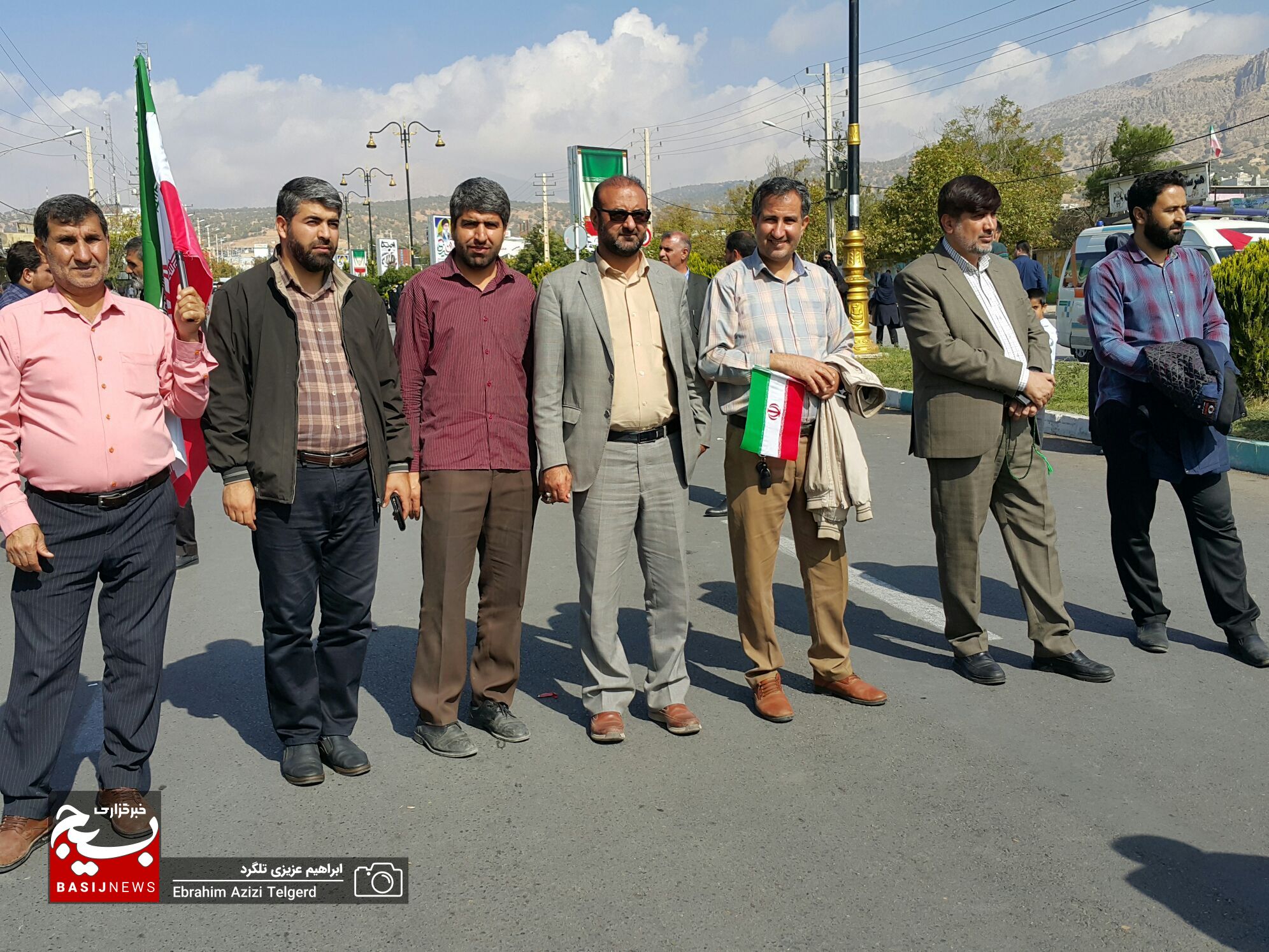 تصاویری باشکوه از راهپیمایی ۱۳ آبان‌ در یاسوج