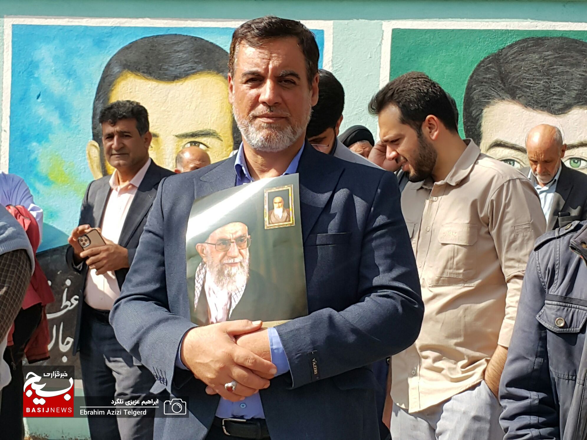 تصاویری باشکوه از راهپیمایی ۱۳ آبان‌ در یاسوج