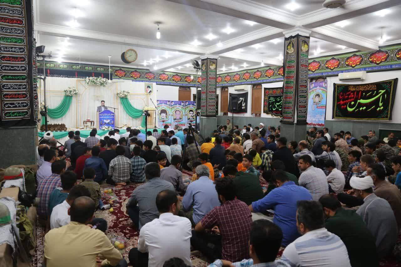 محفل انس با قرآن در کنگان برگزار شد