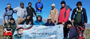 صعود تیم کوهنوردان منتخب بسیج استان سمنان به قله سياه کوه