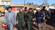 بازدید فرمانده سپاه استان سمنان از مناطق سیل زده کالپوش