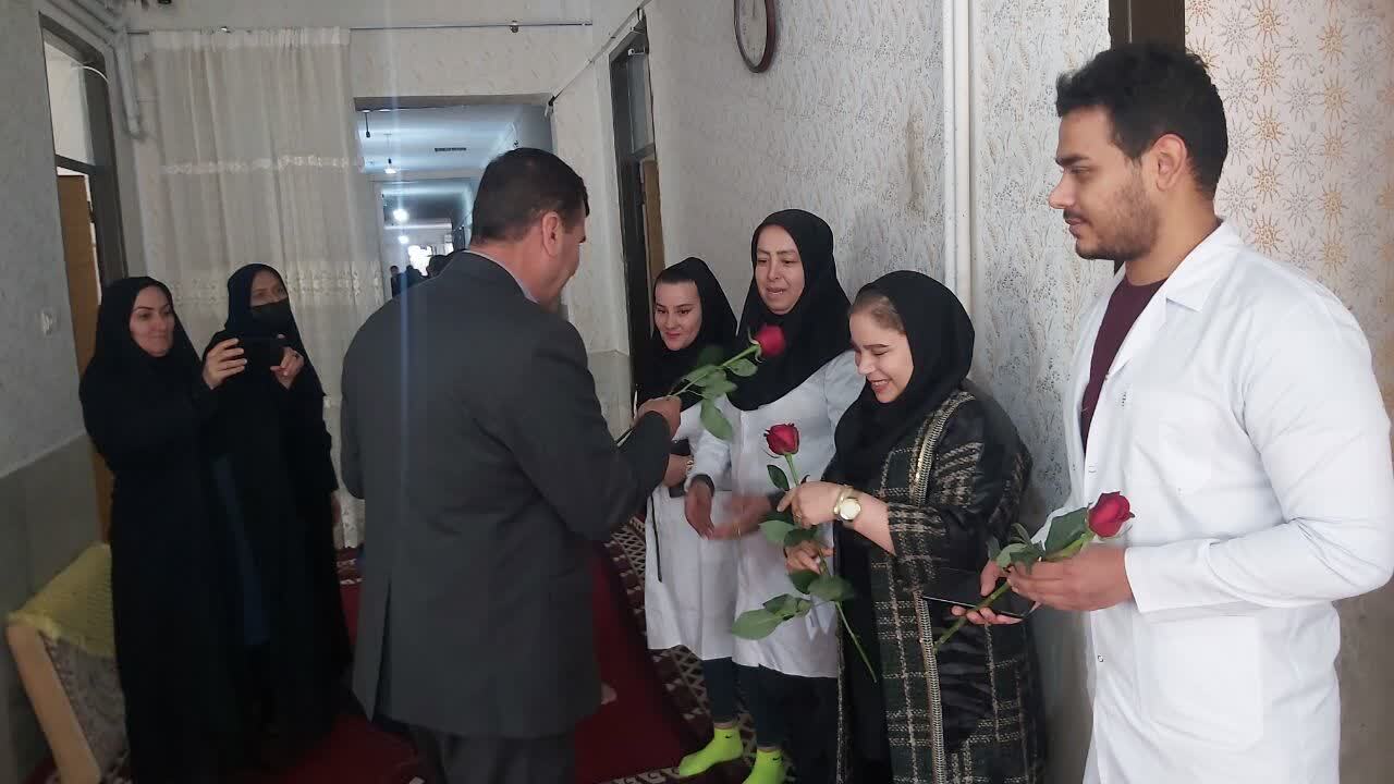 تقدیر آموزش و پرورش از پرستاران مرکز توانبخشی زنان طلوع یاسوج
