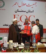 کادر درمان گردان بهداری رزمی تیپ استان سمنان تجلیل شدند