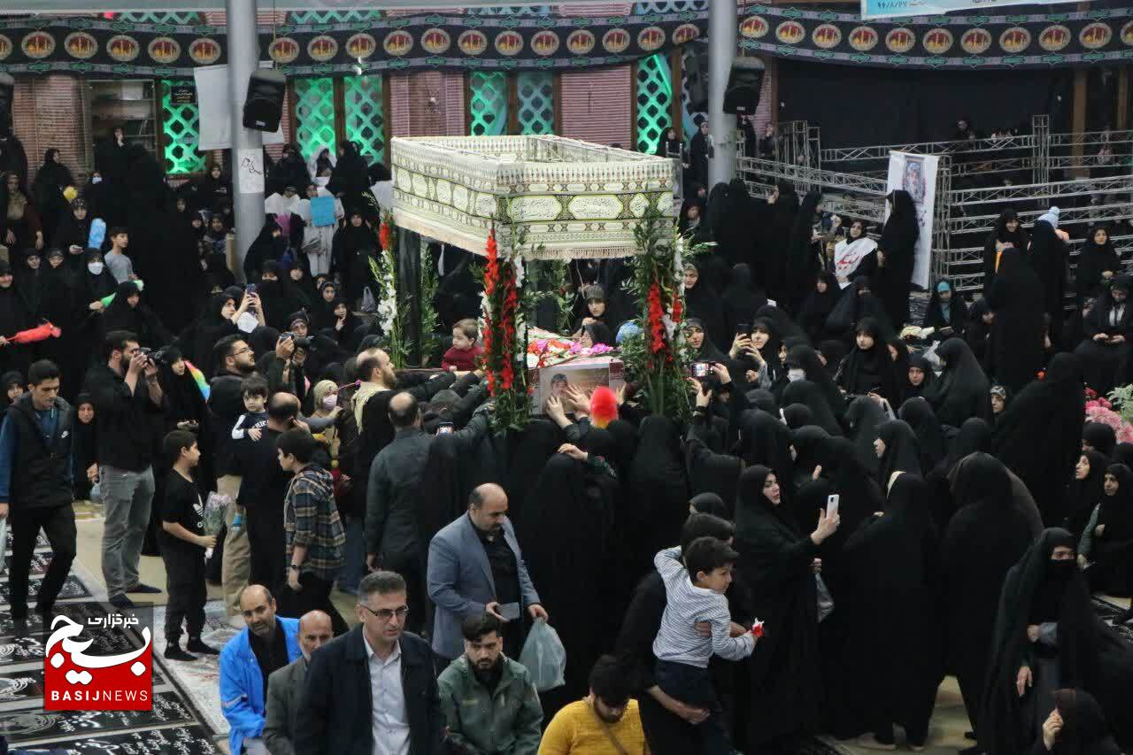 مراسم وداع با شهید مدافع حرم محمدرضا یعقوبی درگلزار شهدای رشت