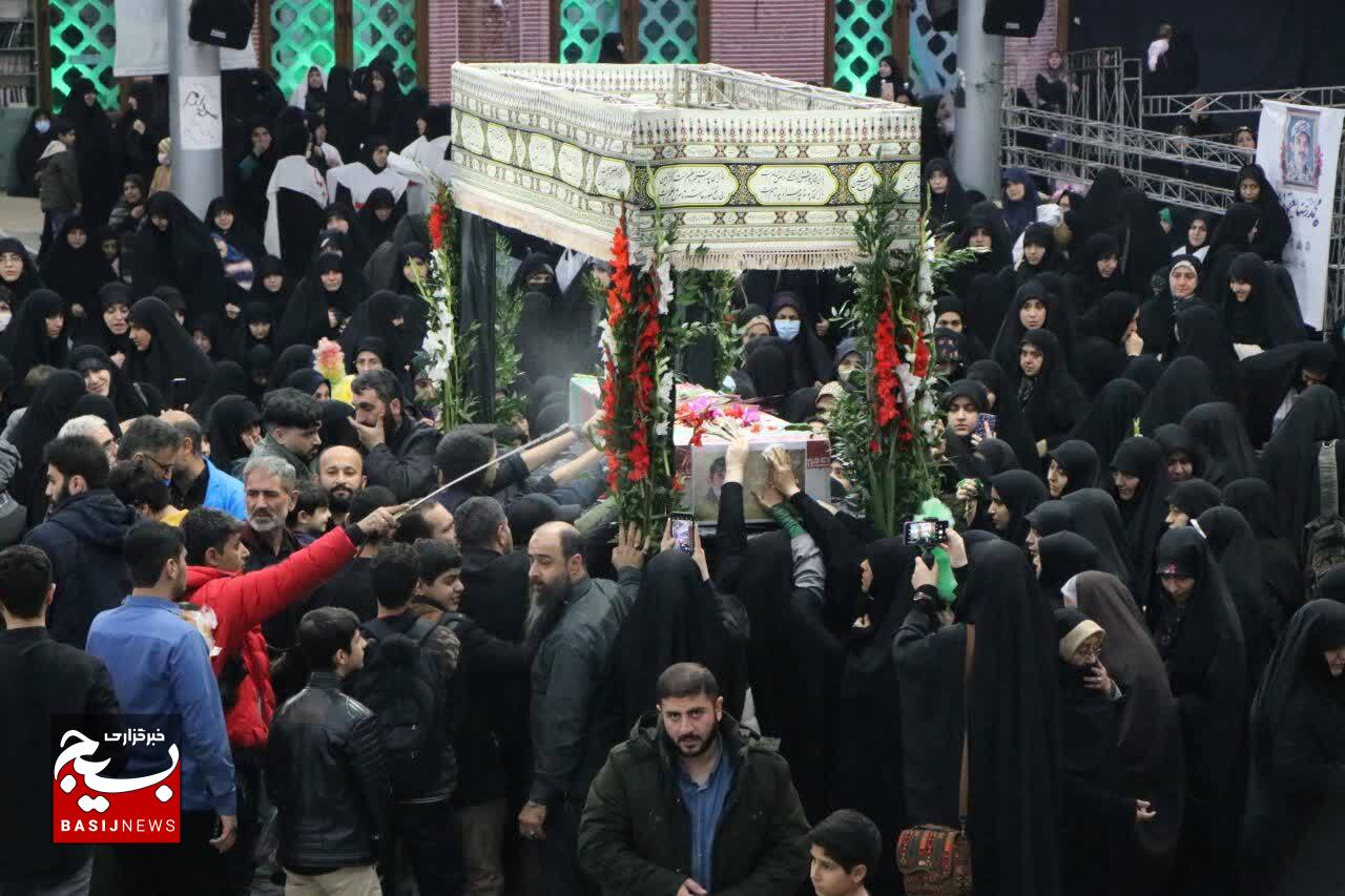 مراسم وداع با شهید مدافع حرم محمدرضا یعقوبی درگلزار شهدای رشت