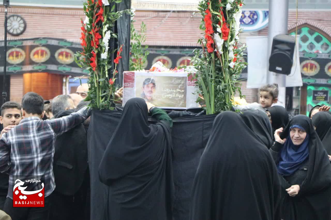 مراسم وداع با شهید مدافع حرم محمدرضا یعقوبی درگلزار شهدای رشت