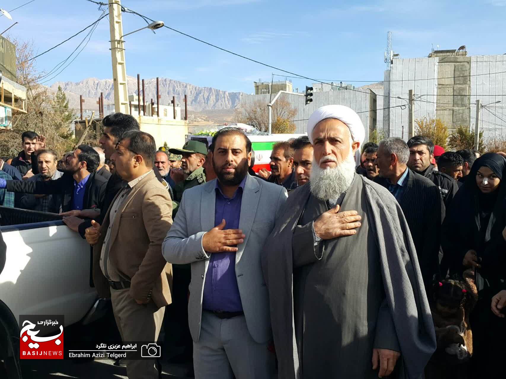 تشییع باشکوه پیکر جانباز شهید سید علی فردوسیان در یاسوج +( تصاویر)