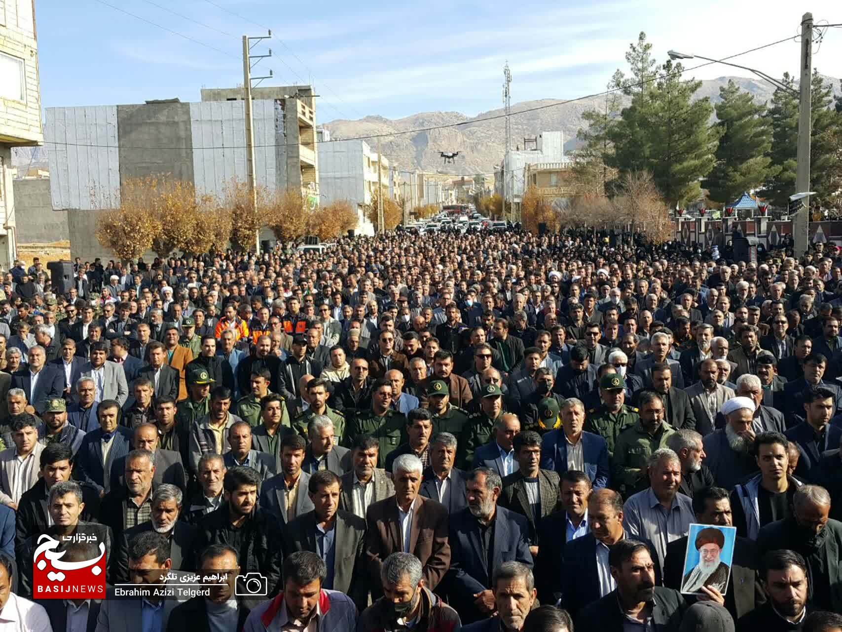 تشییع باشکوه پیکر جانباز شهید سید علی فردوسیان در یاسوج +( تصاویر)