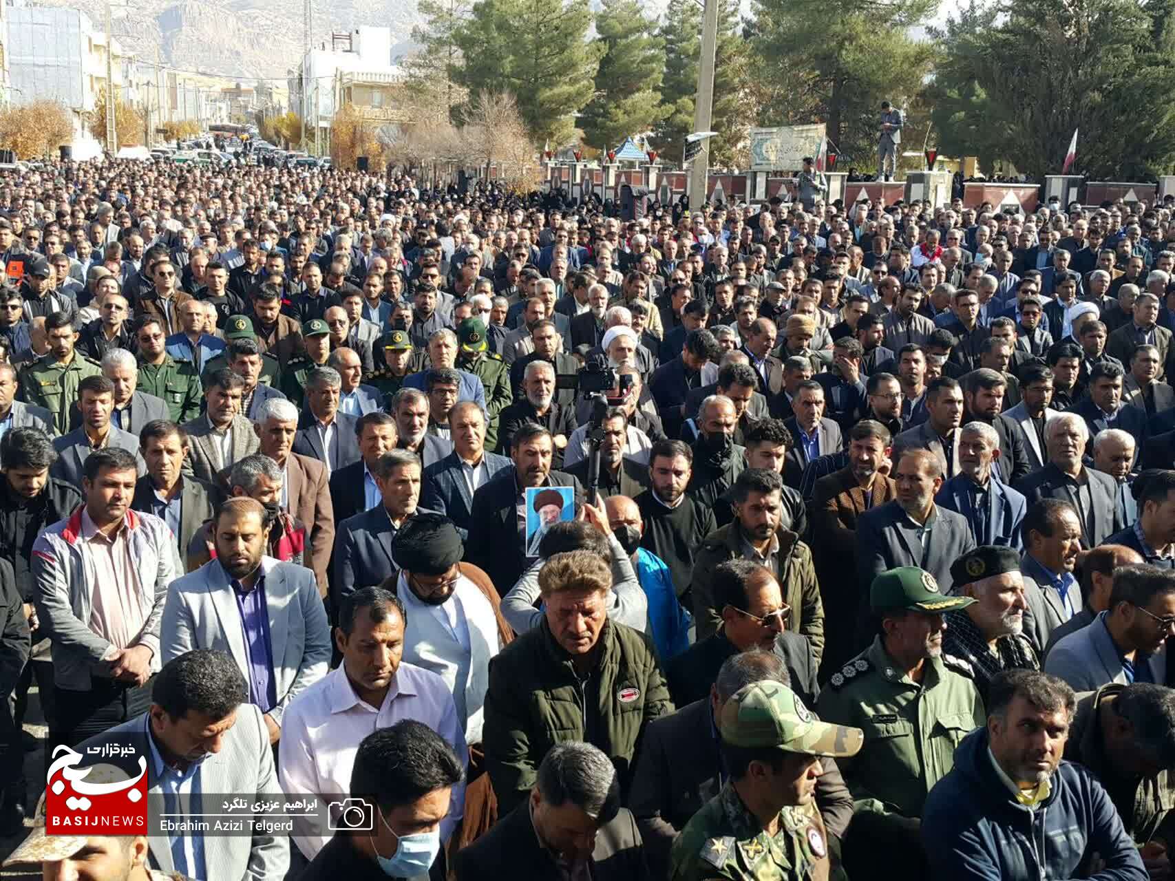 تشییع باشکوه پیکر جانباز شهید سید علی فردوسیان در یاسوج +( تصاویر)