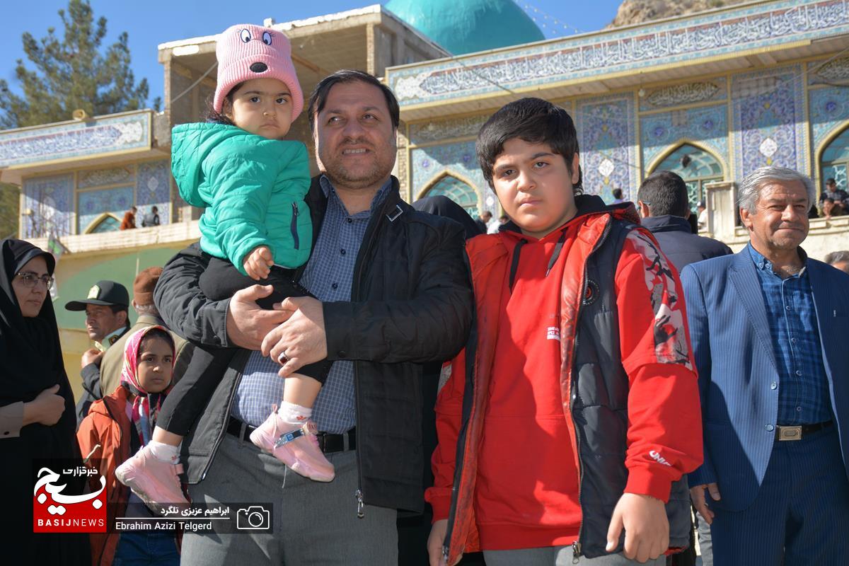 آیین معنوی حرم تا حرم در جوار امامزاده مختار یاسوج + (تصاویر )