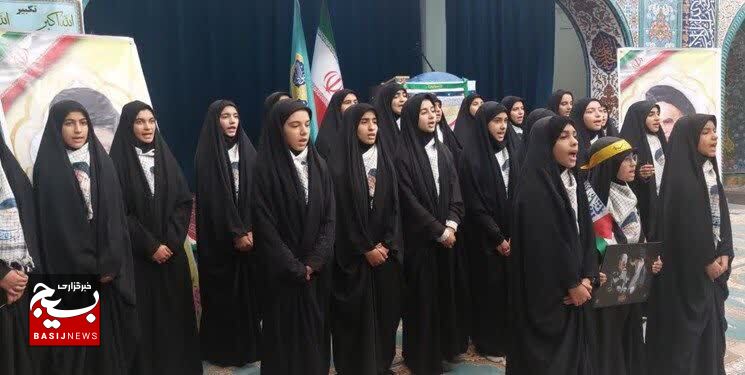 اجتماع بزرگ بسیجیان در دهدشت