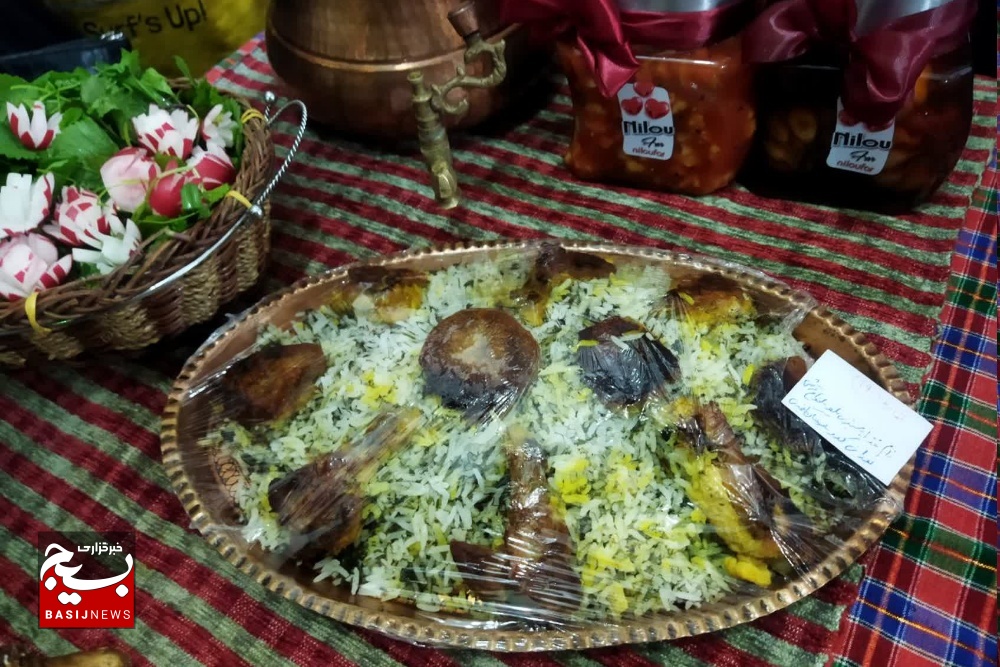 جشنواره غذای سالم در روستای وامرزان دامغان