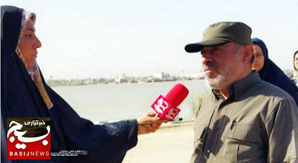 تجدید میثاق دانش آموزان فیروزکوهی باشهدای هشت سال دفاع مقدس