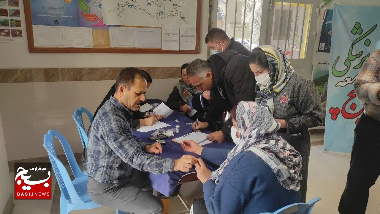 برپایی بیمارستان صحرایی در منطقه کم‌برخوردار کیشون‌بن تالش