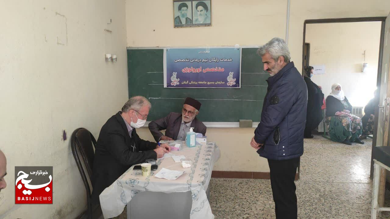 برپایی بیمارستان صحرایی در منطقه کم‌برخوردار کیشون‌بن تالش