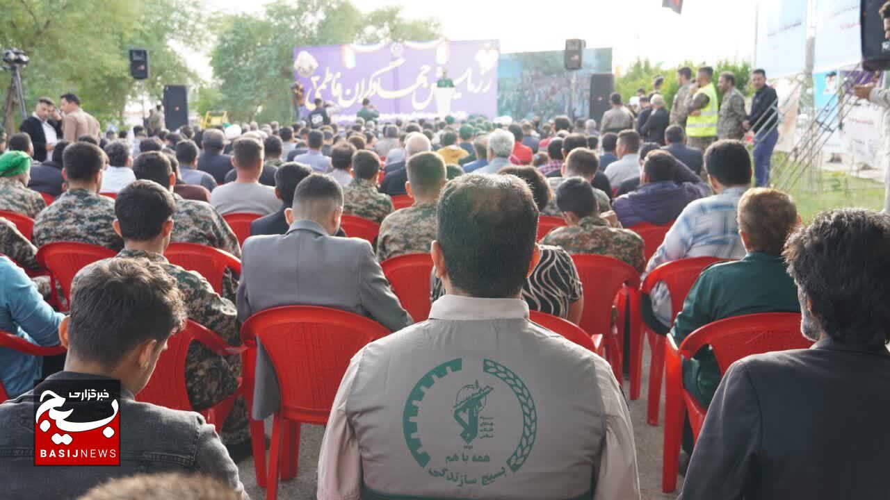 آغاز رزمایش جهادگران فاطمی ۳ همزمان با سراسر کشور در قرارگاه پهنه ای شمال خوزستان در کرخه