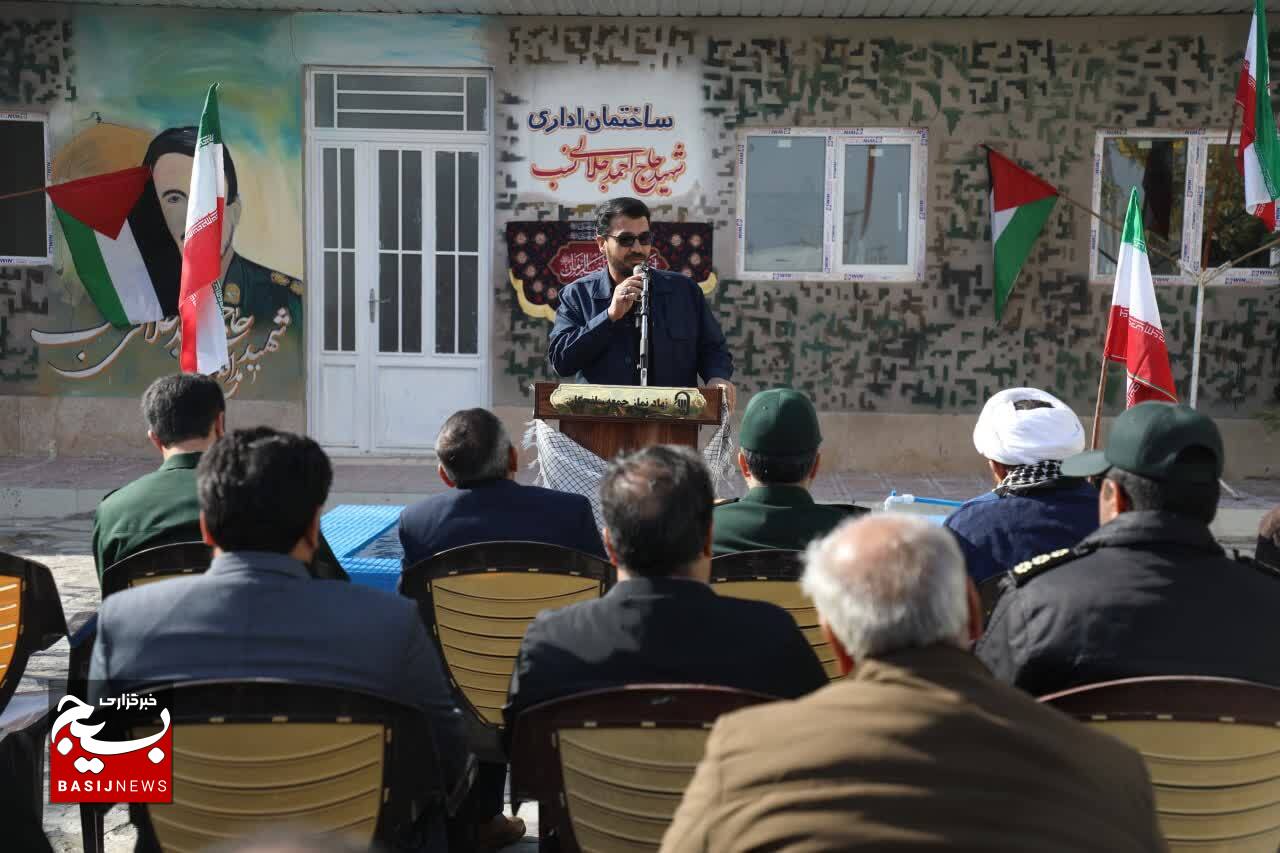 ساختمان اداری حوزه مقاومت بسیج مسلم بن عقیل(ع) افتتاح شد