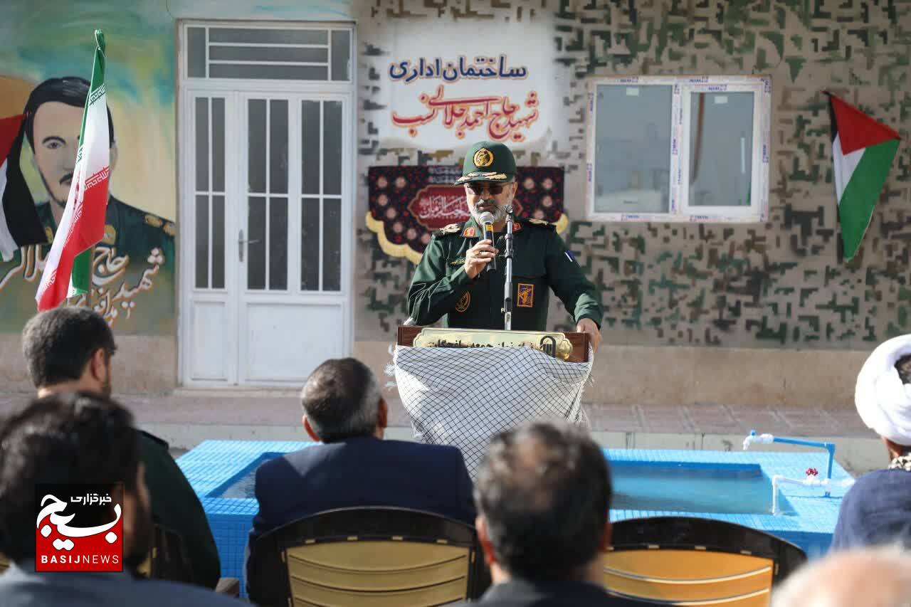 ساختمان اداری حوزه مقاومت بسیج مسلم بن عقیل(ع) افتتاح شد