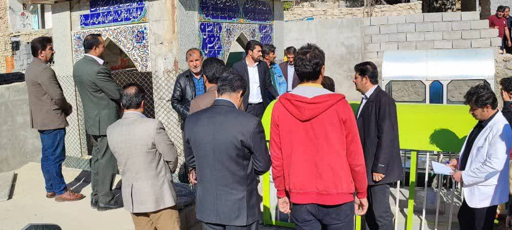 افتتاح شبکه گازرسانی به روستاهای منج و دشت بز در ایام دهه فجر