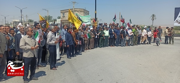 راهپیمایی با شکوه روز قدس در دلوار برگزار شد راهپیمایی با شکوه روز قدس در دلوار برگزار شد