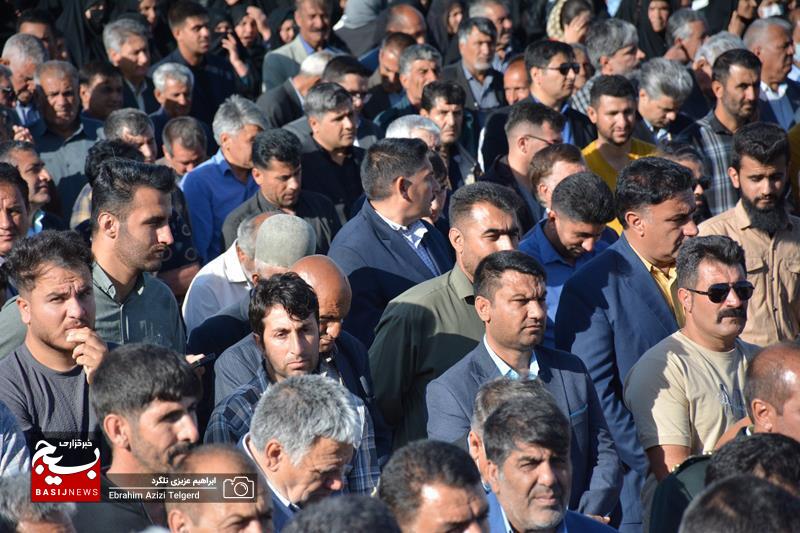 مراسم تشییع و خاکسپاری پدر شهیدان خرسندیان از یاسوج تا چیتاب + (تصاویر )