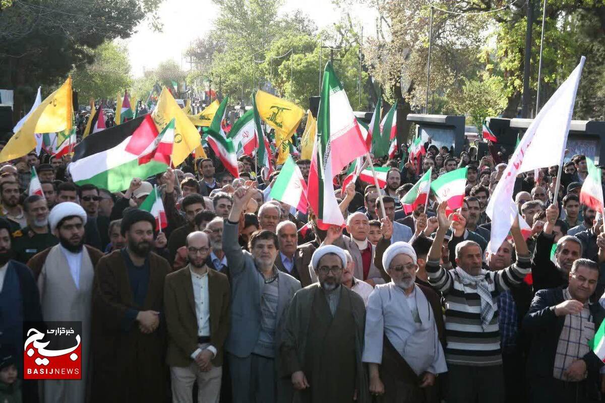 وعده صادق سپاه پاسداران، شورآفرین تجمعات مردم قزوین شد 

 