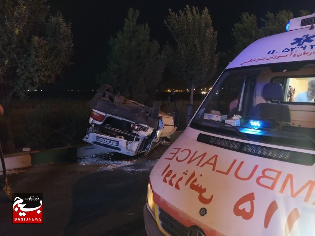 حادثه رانندگی در جاده پارس آباد- اردبیل ۶ مصدوم برجا گذاشت