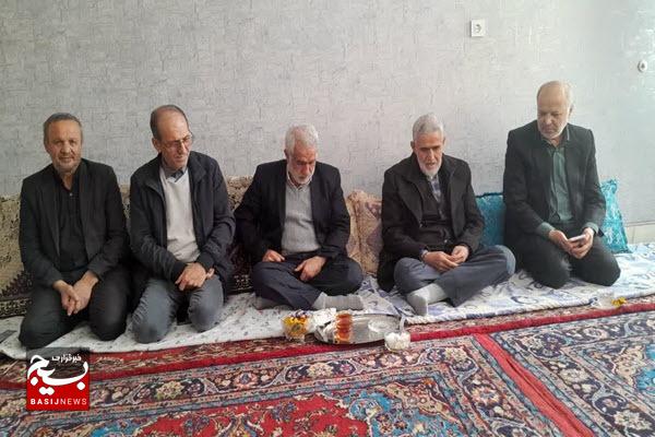 دیدار رئیس کل دادگستری استان همدان با خانواده معظم شهید «خداداد بیاتی»