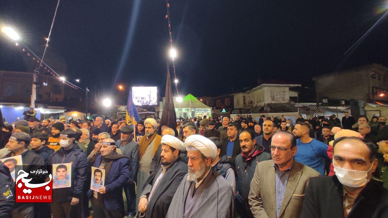 یاد و خاطره حاج قاسم سلیمانی در سرمای زمستانی حرم  زنده شد