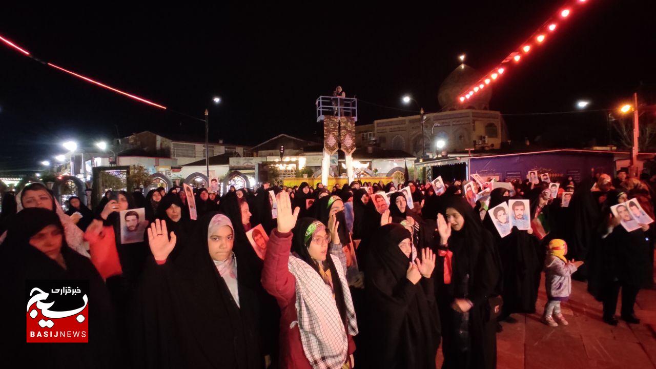 یاد و خاطره حاج قاسم سلیمانی در سرمای زمستانی حرم  زنده شد