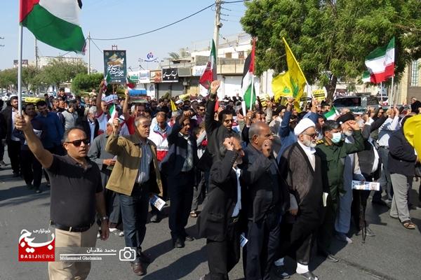 راهپیمایی جمعه نصر در بندر کنگان برگزار شد