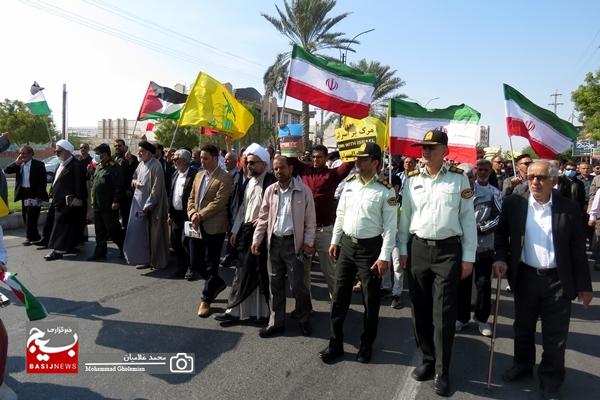 راهپیمایی جمعه نصر در بندر کنگان برگزار شد