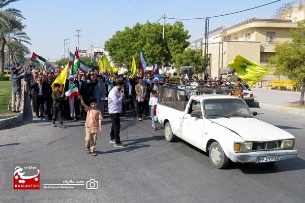 راهپیمایی جمعه نصر در بندر کنگان برگزار شد